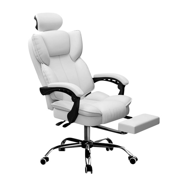 Silla Gerencial Premium ROMA 777 - Blanco