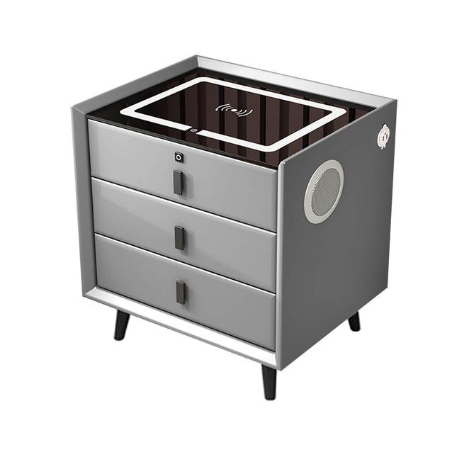 Mesa de Noche Smart 900-2 / Gris