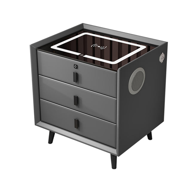 Mesa de Noche Smart 900-2 / Gris Oscuro
