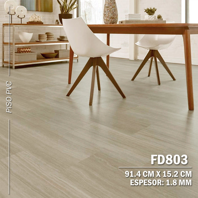 Piso PVC Autoadhesivo 36 Laminas 5m2 - FD803