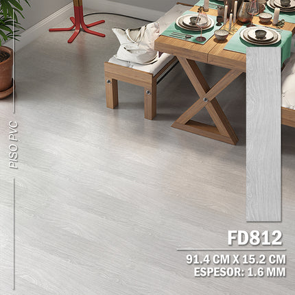 Piso PVC Autoadhesivo 36 Laminas 5m2 - FD812