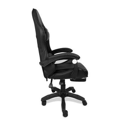 Silla Gamer Ergonómica 919B  XION 135° con Masajeador Lumbar & Posapies Negro