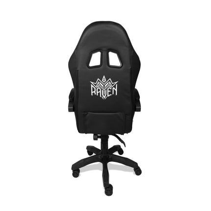 Silla Gamer Ergonómica 919B  XION 135° con Masajeador Lumbar & Posapies Negro